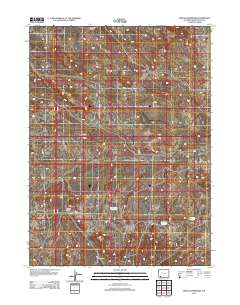 Needle Reservoir 2012 topographic map thumbnail