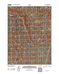 Muskrat Basin 2012 topographic map thumbnail