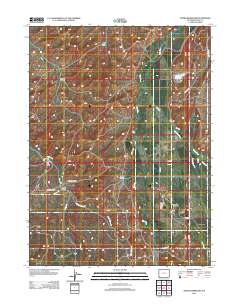 Myers Reservoir 2012 topographic map thumbnail