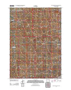 Rocky Butte Gulch 2012 topographic map thumbnail