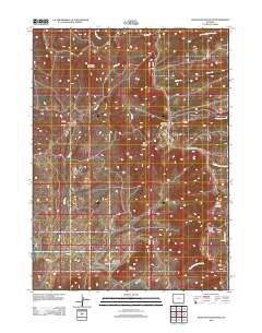 Sawtooth Mountain 2012 topographic map thumbnail