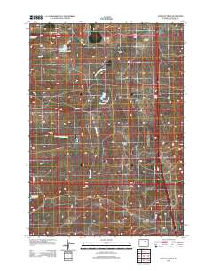 Schlicht Draw 2012 topographic map thumbnail
