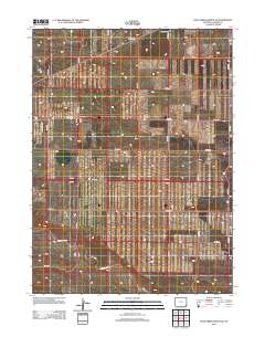 Pole Creek Ranch SE 2012 topographic map thumbnail