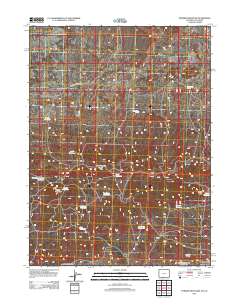 Powder Mountain 2012 topographic map thumbnail