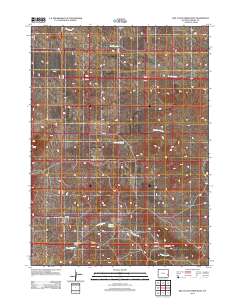 Red Cloud Creek West 2012 topographic map thumbnail