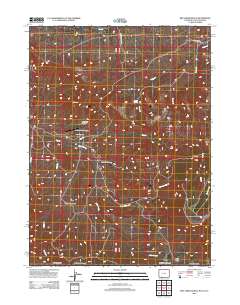 Red Creek Ranch 2012 topographic map thumbnail