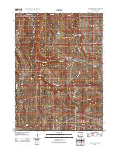 Round Mountain 2012 topographic map thumbnail