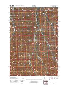 Roundup Draw 2012 topographic map thumbnail