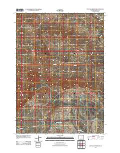 Reynolds Reservoir 2012 topographic map thumbnail