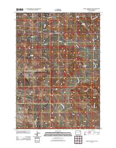 Saddle Horse Butte 2012 topographic map thumbnail