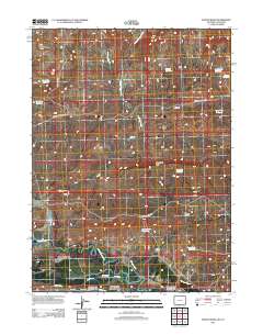 Poison Basin 2012 topographic map thumbnail
