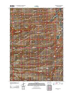Poker Butte 2012 topographic map thumbnail