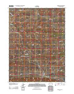 Minnies Gap 2012 topographic map thumbnail