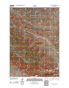 Shoshone Canyon 2012 topographic map thumbnail