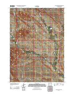 Shotgun Butte 2012 topographic map thumbnail