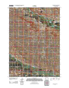 Mule Butte 2012 topographic map thumbnail