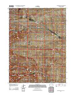 Scrivner Butte 2012 topographic map thumbnail