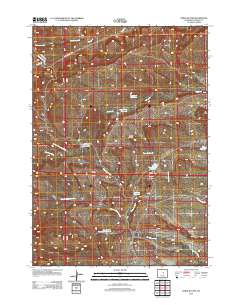 Three Buttes 2012 topographic map thumbnail