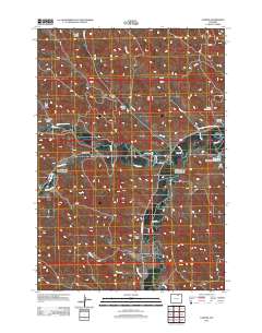 Ucross 2012 topographic map thumbnail