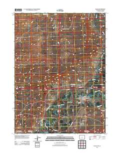 Baggs 2012 topographic map thumbnail