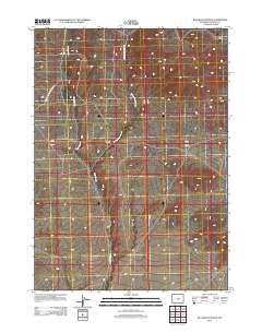Blackjack Ranch 2012 topographic map thumbnail