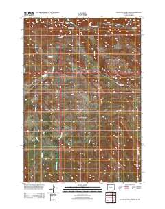 Blacktail Deer Creek 2012 topographic map thumbnail