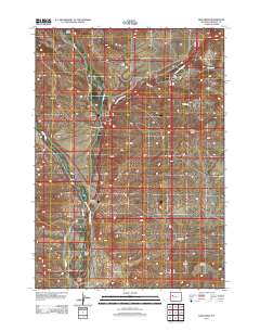 Bain Draw 2012 topographic map thumbnail