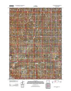Antelope Creek 2012 topographic map thumbnail