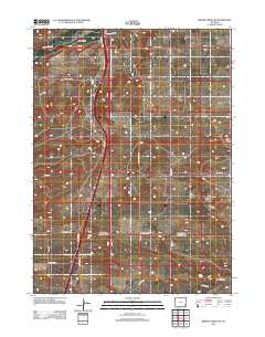 Bristol Ridge NE 2012 topographic map thumbnail