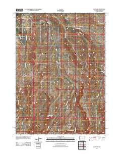 Alcova SE 2012 topographic map thumbnail