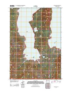 Alder Lake 2012 topographic map thumbnail