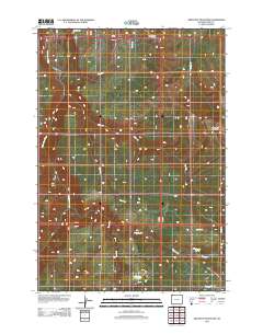 Amethyst Mountain 2012 topographic map thumbnail
