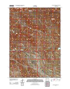 Antelope Ridge 2012 topographic map thumbnail