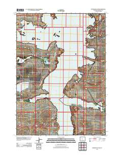 Bonneville SW 2012 topographic map thumbnail