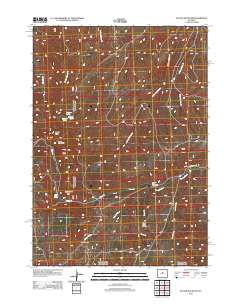 Battle Mountain 2012 topographic map thumbnail