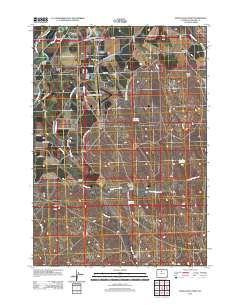 Banjo Flats West 2012 topographic map thumbnail