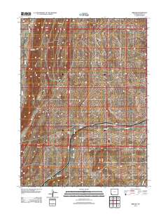 Bridger 2012 topographic map thumbnail