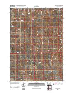 Appel Butte 2012 topographic map thumbnail