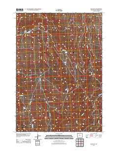 Blue Hill 2012 topographic map thumbnail