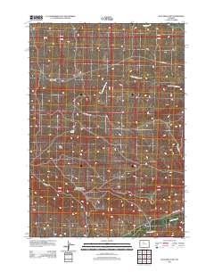 Blue Mesa East 2012 topographic map thumbnail