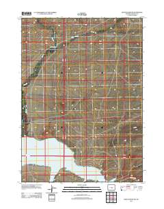 Benton Basin SW 2012 topographic map thumbnail