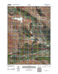 Big Piney West 2012 topographic map thumbnail
