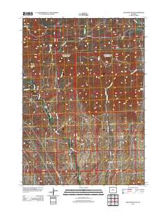 Arapahoe Butte 2012 topographic map thumbnail