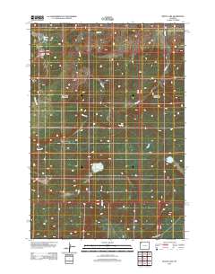 Beach Lake 2012 topographic map thumbnail