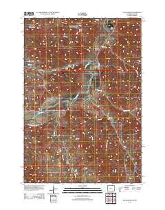 Black Draw 2012 topographic map thumbnail