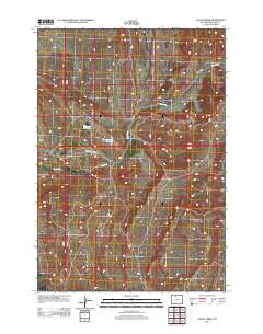 Alkali Creek 2012 topographic map thumbnail