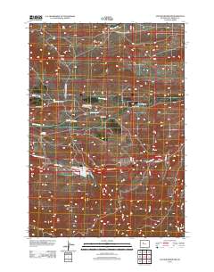 Anchor Reservoir 2012 topographic map thumbnail
