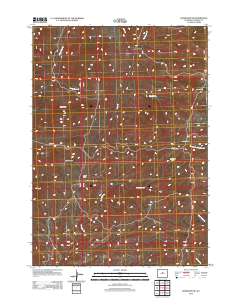 Badwater NE 2012 topographic map thumbnail