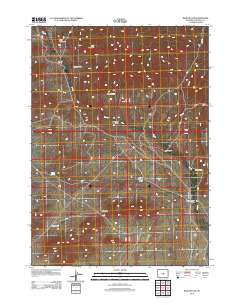 Barlow Gap 2012 topographic map thumbnail