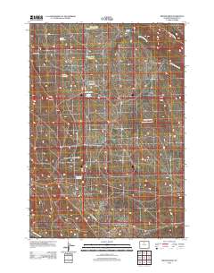 Broom Draw 2012 topographic map thumbnail